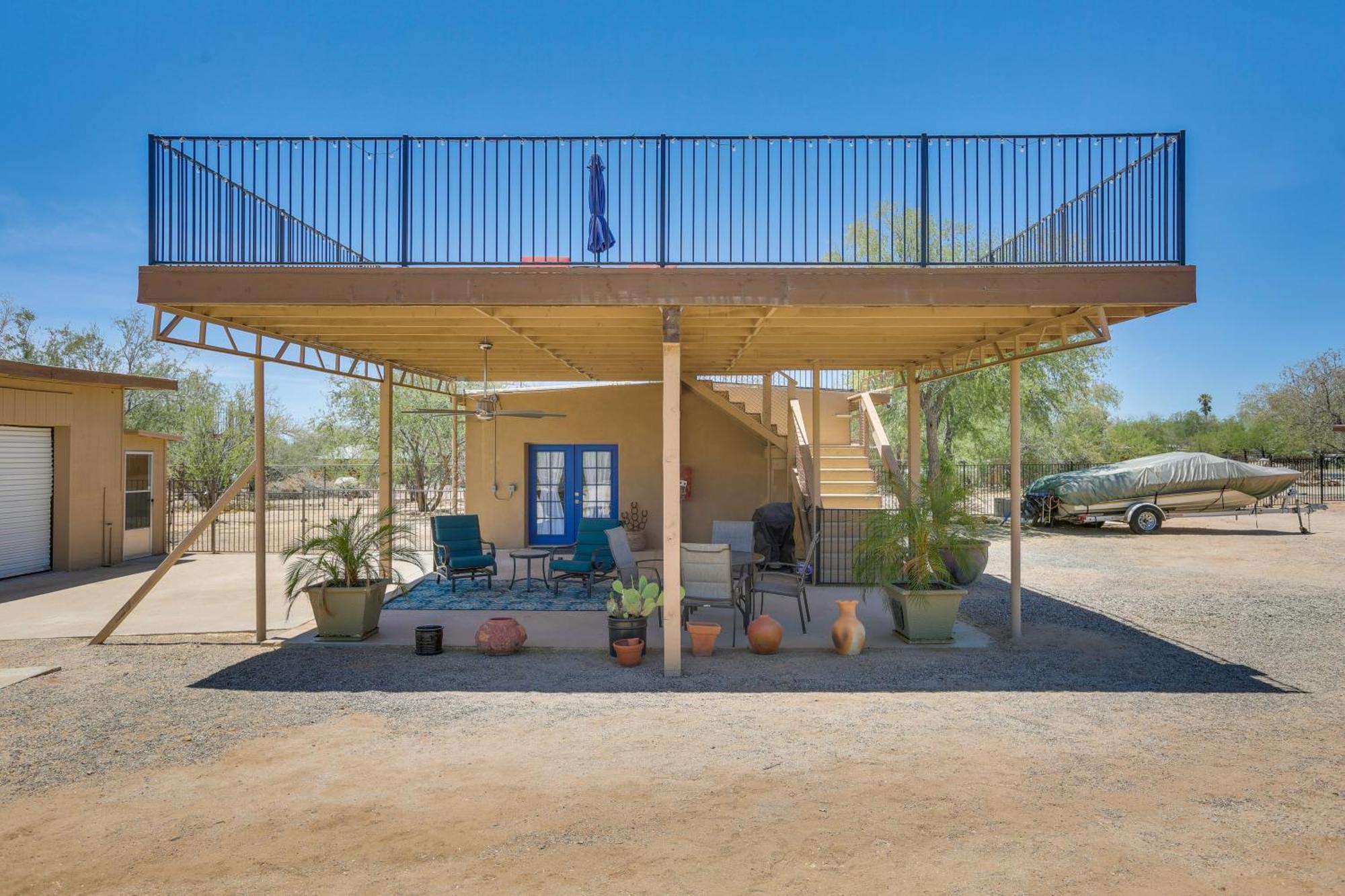 Oro Valley Retreat With Pool, Spa And Rooftop Views! Bagian luar foto
